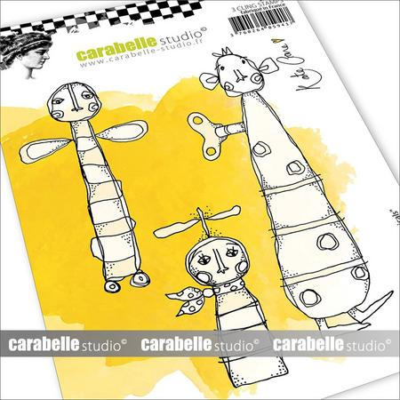 Carabelle Studio Cling stamp A6 Mechanicals