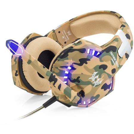 Caramello Gaming Headset voor PC/PS4/XBOX - Stereo - Camouflage