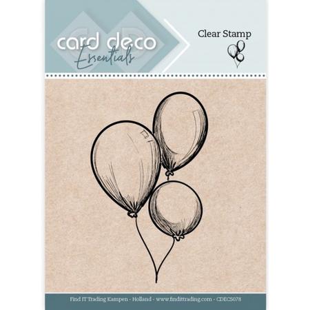 Carddeco clear stamp ballonnen