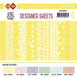 Card Deco - Designer Vellen - Spring Edition kanariegeel