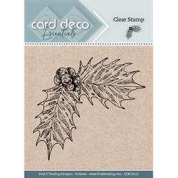 Card Deco Essentials Clear Stamps - Holly