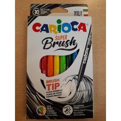 Stiften Calligraphic Super Brush Carioca 10 stuks assortiment