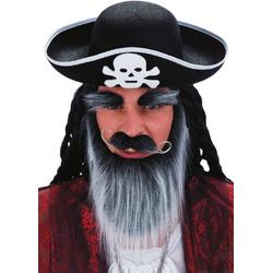 Carnival Toys Piratenhoed Vilt Zwart One-size