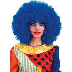 Carnival Toys Pruik Afrokrullen Polyester Blauw One-size
