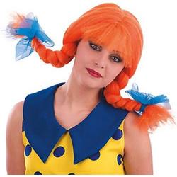 Carnival Toys Verkleedpruik Dames Polyester Oranje One-size