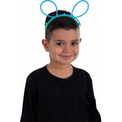 haarband Mouse fluorescerend junior blauw one-size
