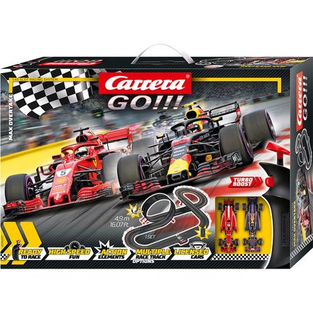 Carrera GO!!! Max Overtake - Racebaan inclusief Max Verstappen