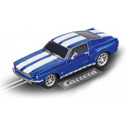 GO! racebaanauto Ford Mustang 67 1:43 blauw
