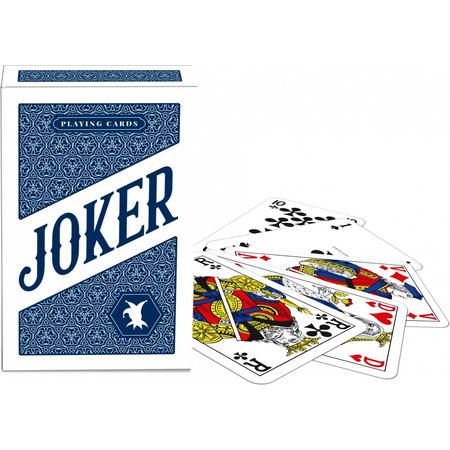 Cartamundi Speelkaarten Bridge Joker Karton Blauw/wit (fr)