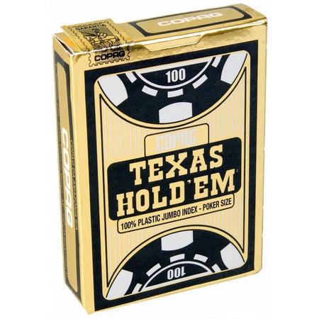 Cartamundi Speelkaarten Poker Texas Zwart