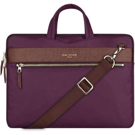 Cartinoe Tommy MacBook Air/Pro Briefcase 13 inch - Paars