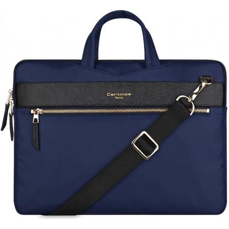 Cartinoe Tommy MacBook Air/Pro Hoes / Briefcase 13 inch - Blauw