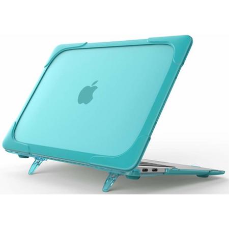 Heavy Armor Case - MacBook Air 13 inch (2018) hoes - Blauw