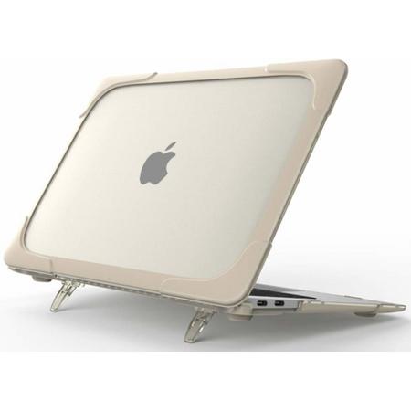 Heavy Armor Case - MacBook Air 13 inch (2018) hoes - Geel