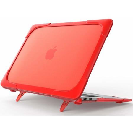 Heavy Armor Case - MacBook Air 13 inch (2018) hoes - Rood