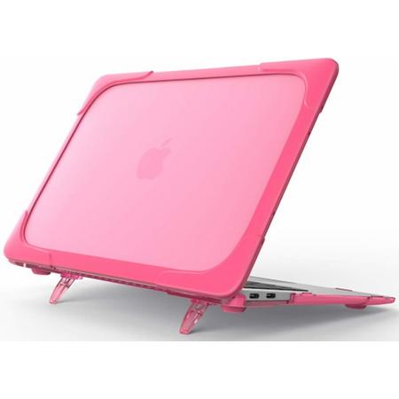 Heavy Armor Case - MacBook Air 13 inch (2018) hoes - Roze