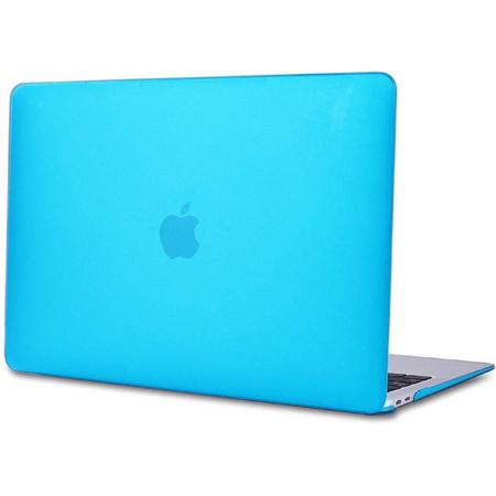 Macbook Air 13 inch 2018 - Clip-On Hard Case - Licht Blauw