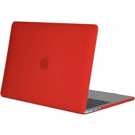 Macbook Air 13 inch 2018 - Clip-On Hard Case - Rood