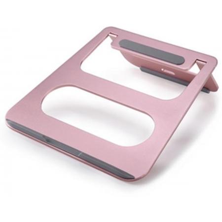 Opvouwbare laptop / macbook standaard - 11.6 tot 17.3 inch - Aluminium - Rosé-Goud