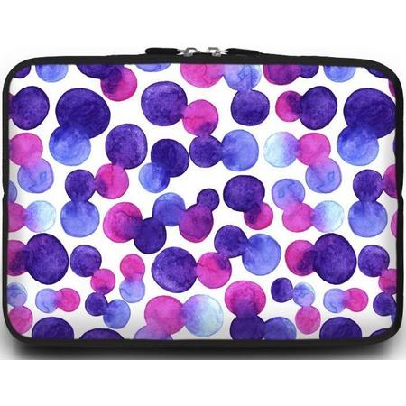 Universele Laptop Sleeve - 10.2 inch - Colorfull Dots