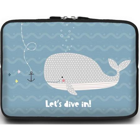 Universele Laptop Sleeve - 15.6 inch - Lets Dive In