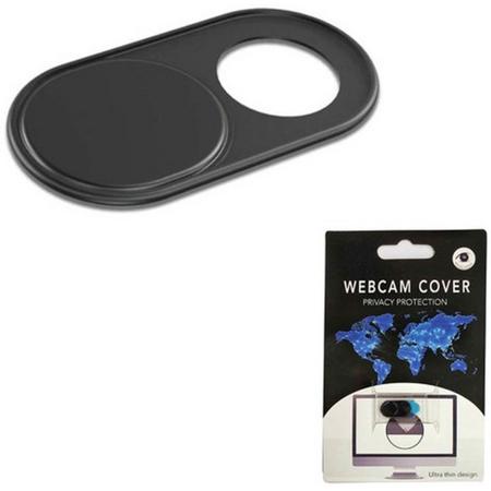 Webcam Cover - Privacy schuifje - Geschikt voor Macbook, Laptop en Tablet - Zwart - 6 stuks