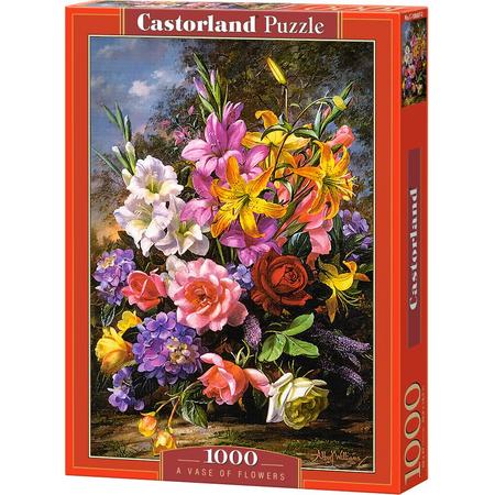 A vase of flowers - 1000 stukjes