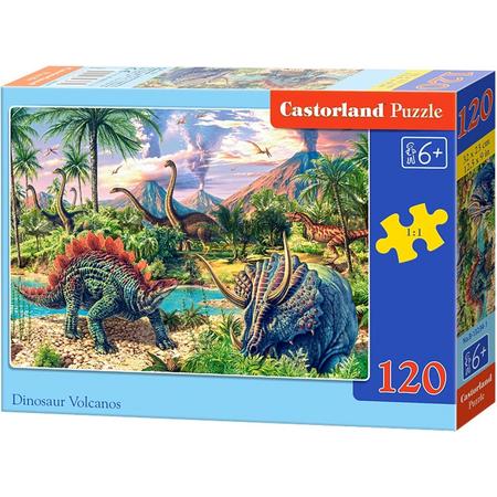 Dinosaur Volcanos - 120 stukjes