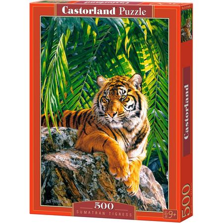 Sumatran tigress   - Legpuzzel - 500 Stukjes