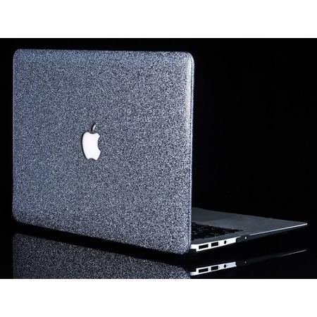 Hardcase glitter blauw hoes MacBook Air 13 inch