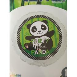 Folieballon panda party like a panda
