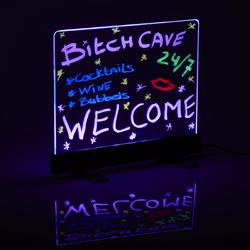Led schrijfbord - LED - Schrijfbord - 30 x 23 cm - led sign - markers - Decoratie - Ledbord -