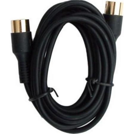 Cavus 8-pins DIN Powerlink PL8 kabel voor B&O / zwart - 0,50 meter
