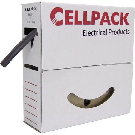 CellPack 127089 Krimpkous zonder lijm Zwart 25.40 mm 12.70 mm Krimpverhouding:2:1 4 m