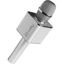 Celly Karaoke Microfoon met Speaker Zilver