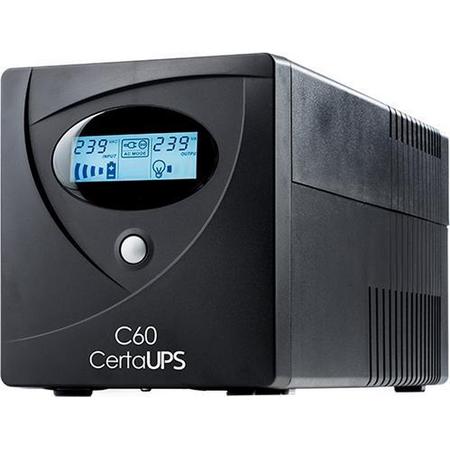 CertaUPS C60-1000 Line-Interactive UPS systeem.