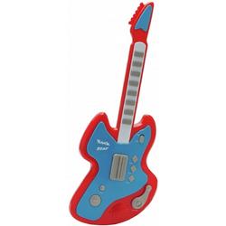 Elektronische gitaar blauw rood
