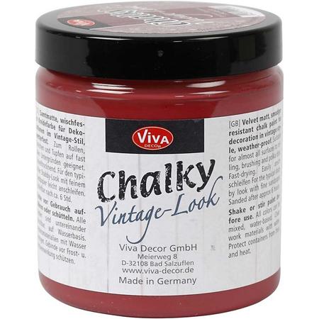 Chalky vintage look verf, bordeaux (404), 250 ml