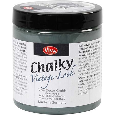 Chalky vintage look verf, dark green (702), 250 ml