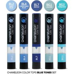 Chameleon Color Tops Blue Tones