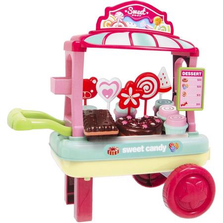 Chaofeng Toys Cupcakewagen 30 X 20 X 35 Cm 13-delig