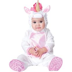 INCHARACTER - Eenhoorn kostuum voor babys - Klassiek - 56/68 (0-6 maanden) - Kinderkostuums