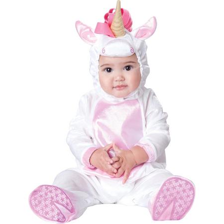 INCHARACTER - Eenhoorn kostuum voor babys - Klassiek - 68/74 (6-12 maanden) - Kinderkostuums