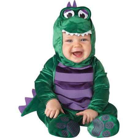 INCHARACTER - Kleine dinosaurus kostuum voor babys - Klassiek - 74/80 (12-18 maanden) - Kinderkostuums