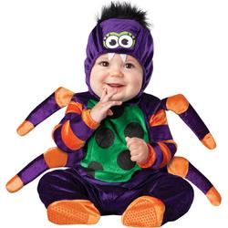 INCHARACTER - Spinnen kostuum voor babys - Klassiek - 56/68 (0-6 maanden) - Kinderkostuums
