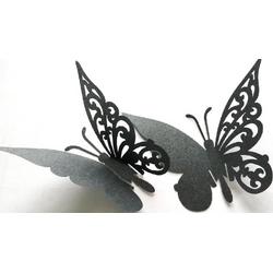 10 Vlinders Grijs- Decoratie- Mobiel maken