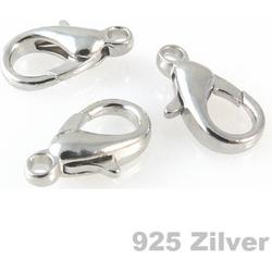 3- Zilveren -925- karabijn -sluitingen-Sieraden maken- slotjes