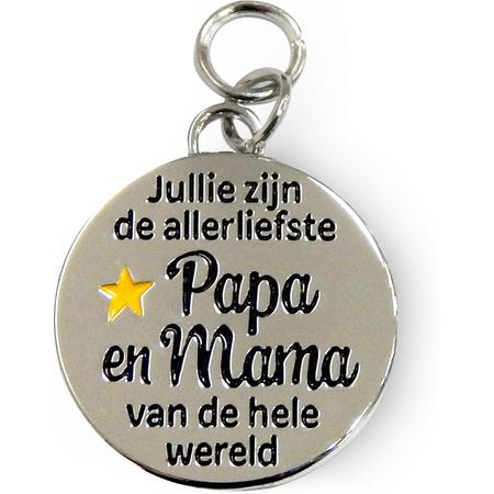 Charms for you - Bedeltje - Papa & mama
