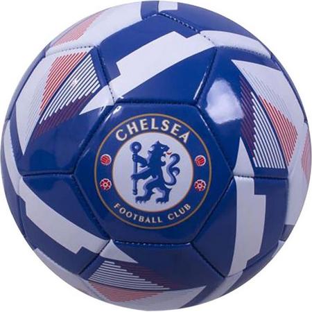 Chelsea FC Reflex Leder Minivoetbal (Blauw/Wit)