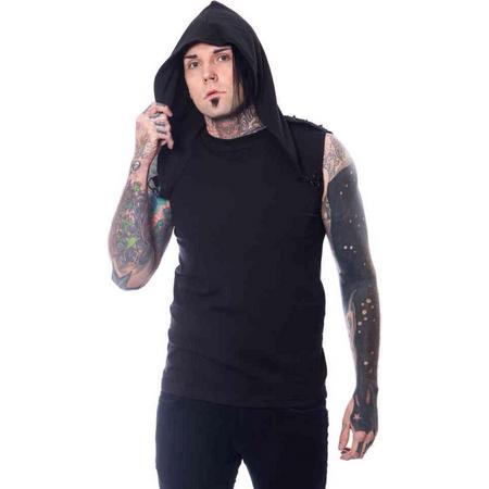 Chemical Black Mouwloos shirt -XL- SLEAT Zwart